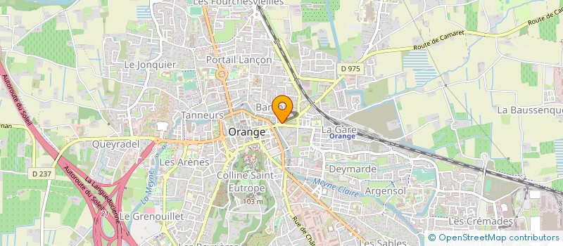 localisation de l'entreprise MADAME VERONIQUE MARTIN à ORANGE