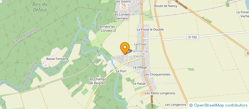 localisation de l'entreprise MADAME VERONIQUE MARTIN  BRIENNE-LA-VIEILLE