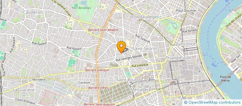 localisation de l'entreprise MADAME VERONIQUE MARTIN à BORDEAUX