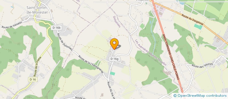 localisation de l'entreprise MADAME VERONIQUE MARTINACHE à DOLOMIEU