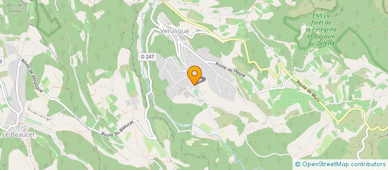 localisation de l'entreprise MADAME VERONIQUE MARTINEZ  VENASQUE