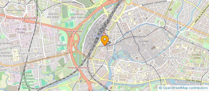 localisation de l'entreprise MADAME VERONIQUE MARTINOD à STRASBOURG