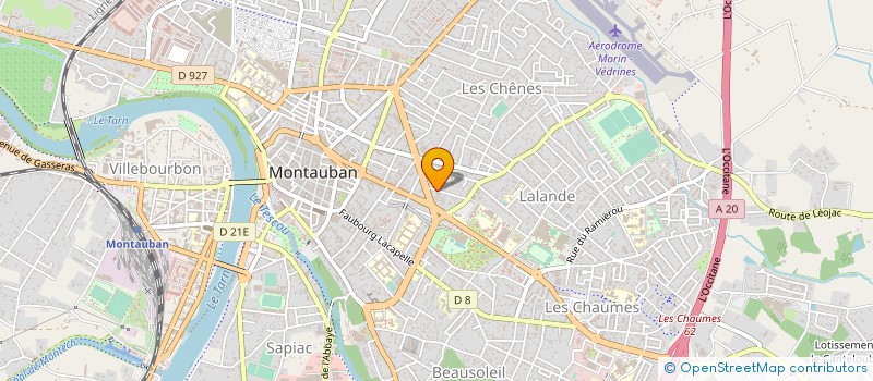 localisation de l'entreprise MADAME VERONIQUE MARTINS-LOPES  MONTAUBAN