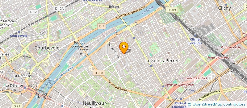 localisation de l'entreprise MADAME VERONIQUE MARTOS à LEVALLOIS-PERRET