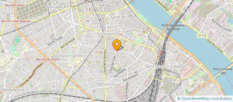 localisation de l'entreprise MADAME VERONIQUE MARZIN à BORDEAUX