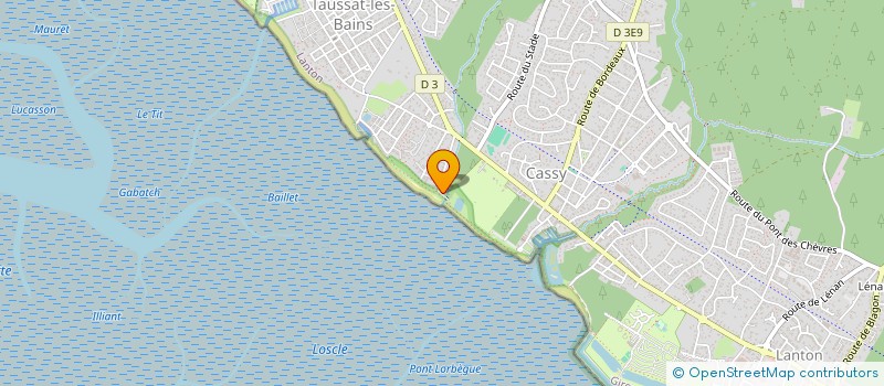 localisation de l'entreprise MADAME VERONIQUE MASSEAUX  LANTON