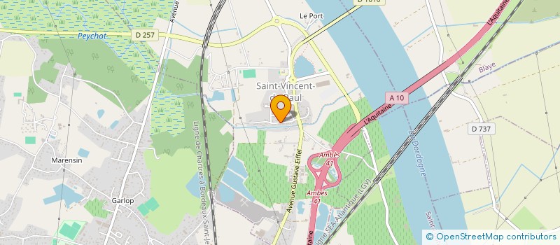 localisation de l'entreprise MADAME VERONIQUE MASSIAS  SAINT-VINCENT-DE-PAUL