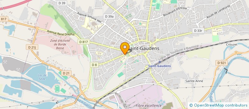 localisation de l'entreprise MADAME VERONIQUE MASSON à SAINT-GAUDENS