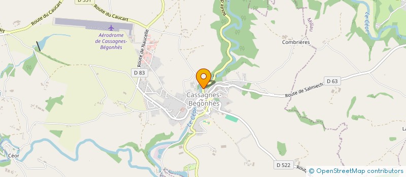 localisation de l'entreprise MADAME VERONIQUE MASSON  SALMIECH