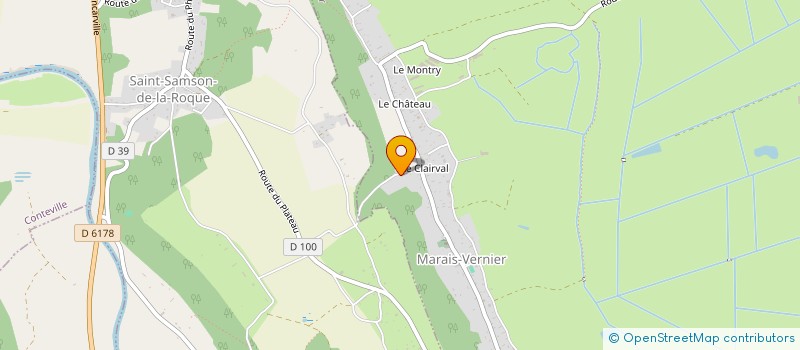 localisation de l'entreprise MADAME VERONIQUE MASSON  MARAIS-VERNIER