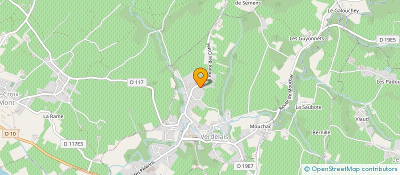 localisation de l'entreprise MADAME VERONIQUE MASTELLA  VERDELAIS