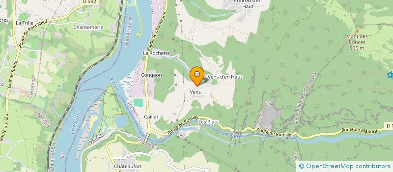 localisation de l'entreprise MADAME VERONIQUE MAUBORGNE  SEYSSEL