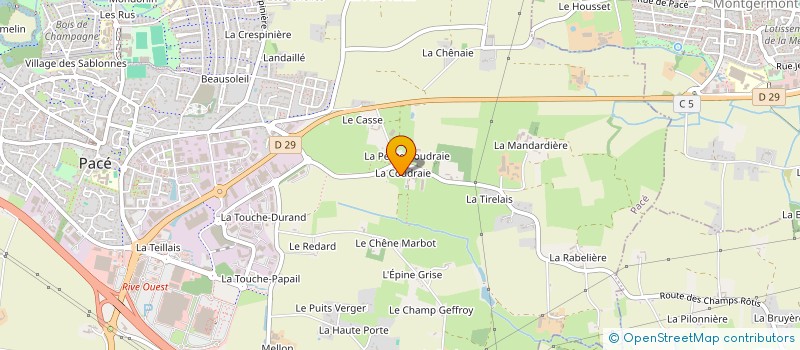 localisation de l'entreprise MADAME VERONIQUE MAUGER à PACE