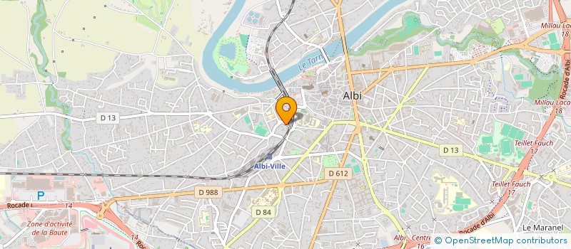 localisation de l'entreprise MADAME VERONIQUE MAUPAS à ALBI