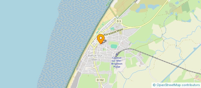 localisation de l'entreprise MADAME VERONIQUE MAUPIN  CAYEUX-SUR-MER