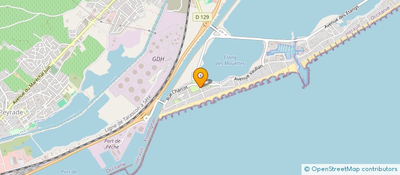 localisation de l'entreprise MADAME VERONIQUE MAUREL à FRONTIGNAN