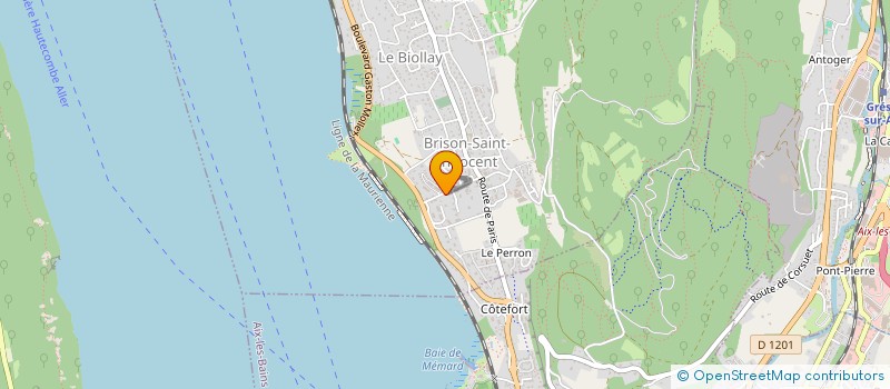 localisation de l'entreprise MADAME VERONIQUE MAUREL  AIX-LES-BAINS