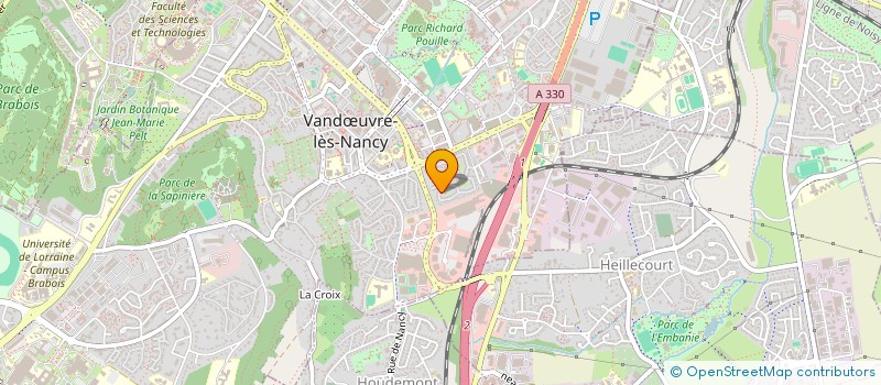 localisation de l'entreprise MADAME VERONIQUE MAX  VANDUVRE-LES-NANCY