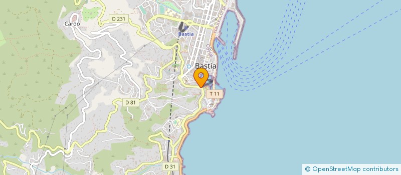 localisation de l'entreprise MADAME VERONIQUE MAZEAU à BASTIA