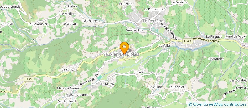 localisation de l'entreprise MADAME VERONIQUE MCKAY  VAUX-EN-BEAUJOLAIS