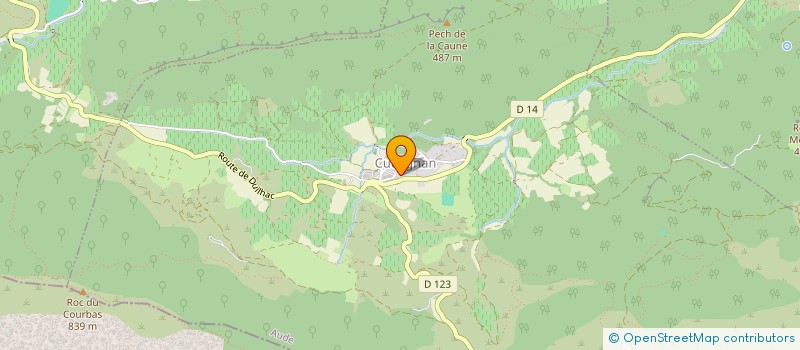 localisation de l'entreprise MADAME VERONIQUE MEAUX  CUCUGNAN