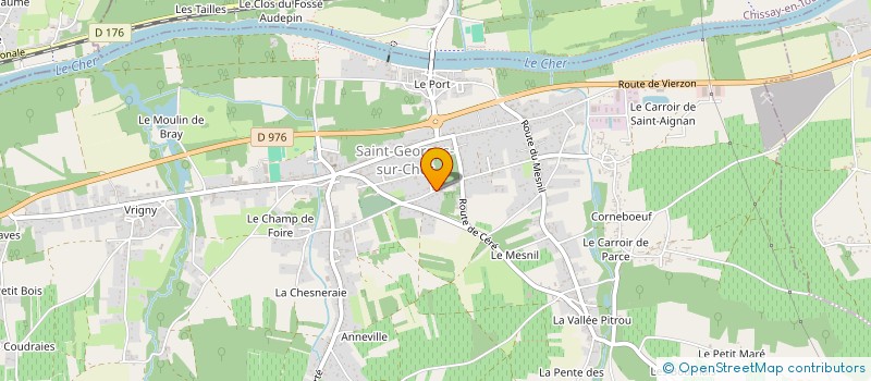 localisation de l'entreprise MADAME VERONIQUE MECKES  SAINT-GEORGES-SUR-CHER