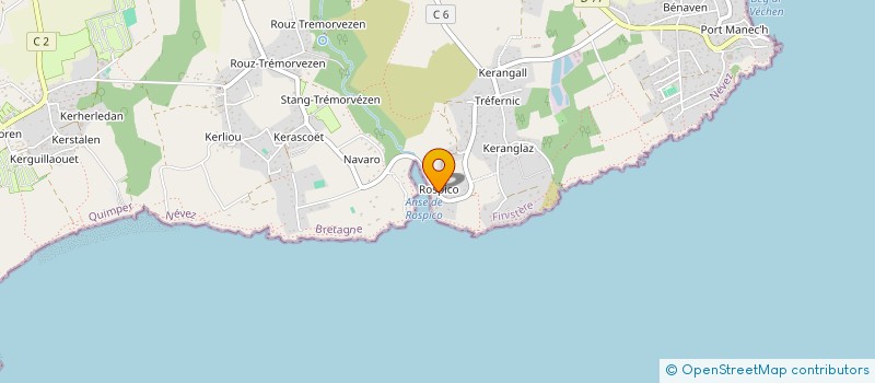 localisation de l'entreprise MADAME VERONIQUE MELLAC  NEVEZ