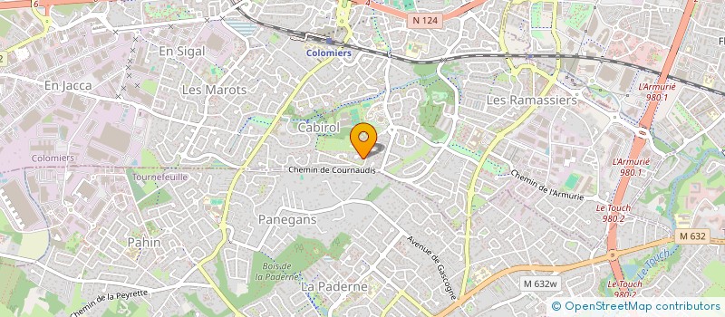 localisation de l'entreprise MADAME VERONIQUE MELON à COLOMIERS