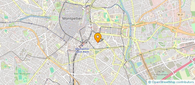 localisation de l'entreprise MADAME VERONIQUE MENICHETTI-GUYOT à MONTPELLIER