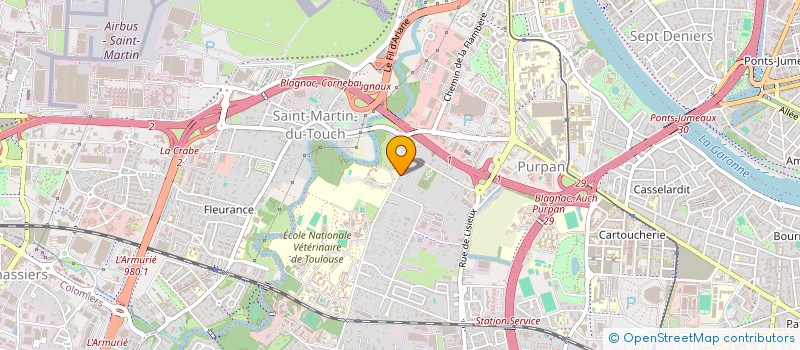 localisation de l'entreprise MADAME VERONIQUE MERIC à TOULOUSE