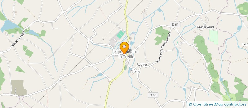 localisation de l'entreprise MADAME VERONIQUE MESURE à SAINT-HILAIRE-LA-TREILLE