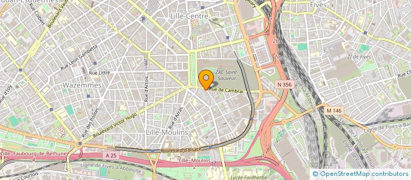 localisation de l'entreprise MADAME VERONIQUE METANGMO à LILLE
