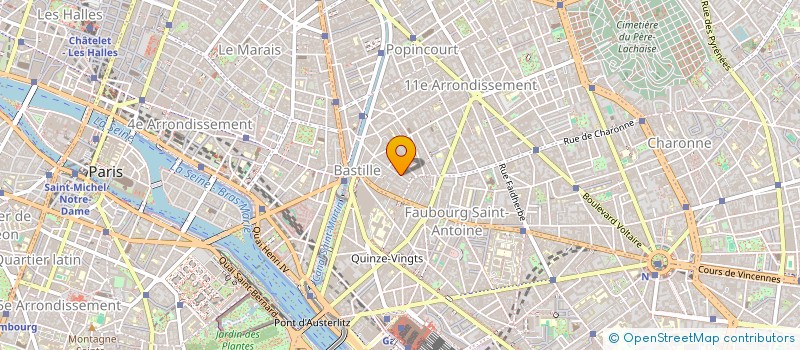 localisation de l'entreprise MADAME VERONIQUE MEURGUES  PARIS