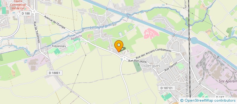 localisation de l'entreprise MADAME VERONIQUE MEURIN  ISBERGUES