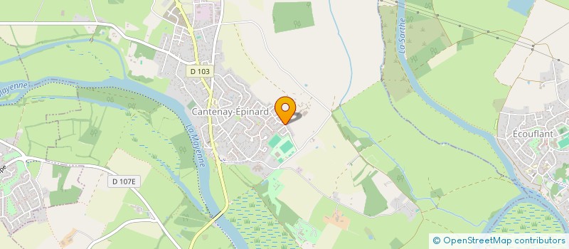 localisation de l'entreprise MADAME VERONIQUE MEYER  CANTENAY-EPINARD