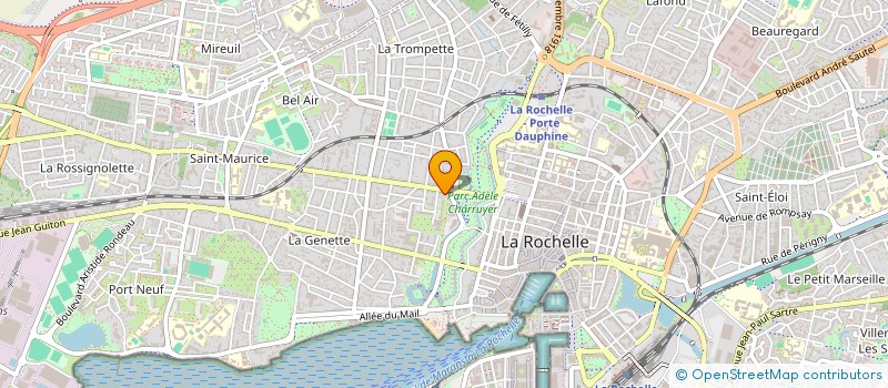 localisation de l'entreprise MADAME VERONIQUE MICHAUD  LA ROCHELLE