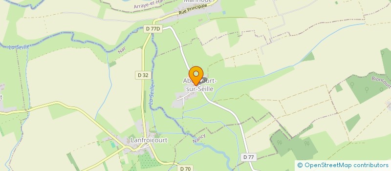 localisation de l'entreprise MADAME VERONIQUE MICHEL  ABONCOURT-SUR-SEILLE