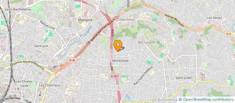 localisation de l'entreprise MADAME VERONIQUE MILHEAU à MARSEILLE