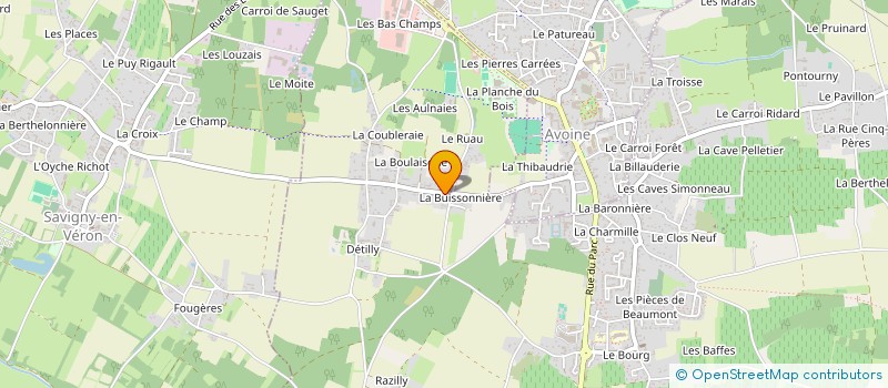 localisation de l'entreprise MADAME VERONIQUE MILLET  BEAUMONT-EN-VERON