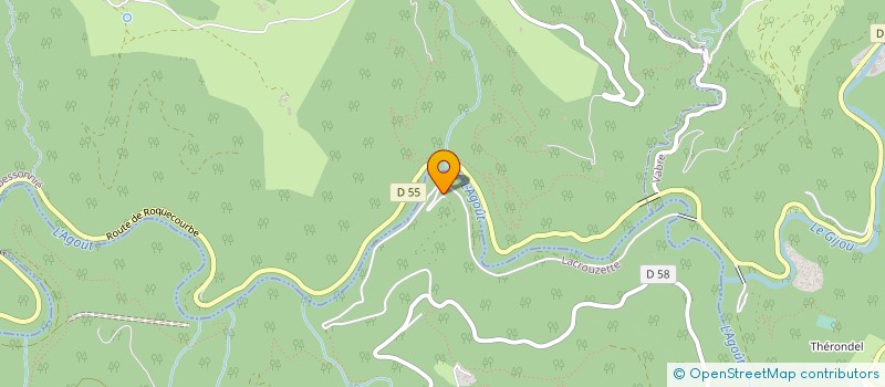 localisation de l'entreprise MADAME VERONIQUE MINE  LACROUZETTE