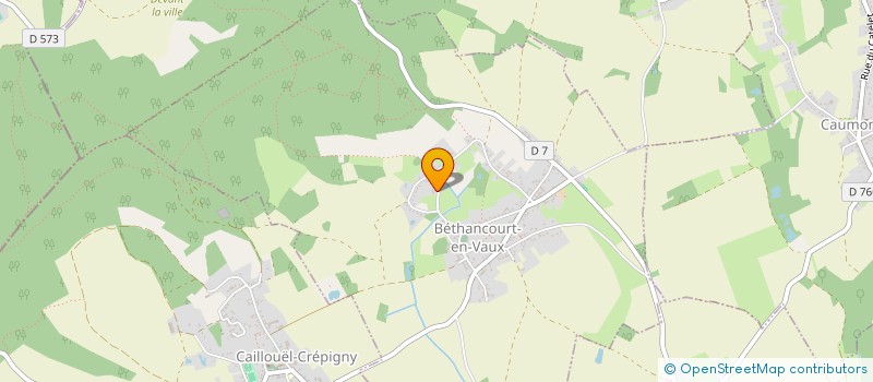 localisation de l'entreprise MADAME VERONIQUE MINERET  CHAUNY