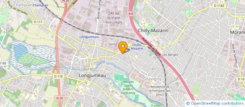 localisation de l'entreprise MADAME VERONIQUE MIRONA à CHILLY-MAZARIN