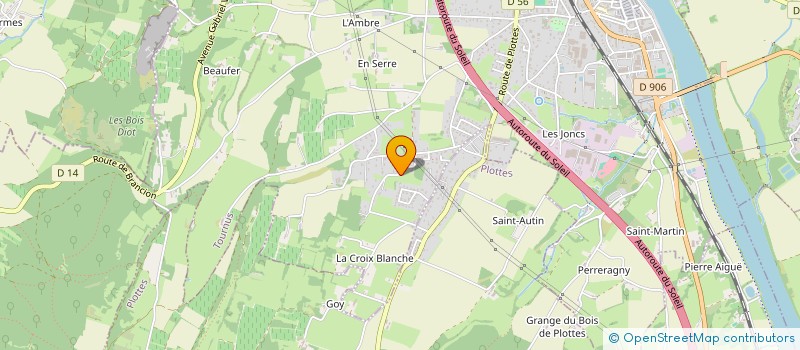 localisation de l'entreprise MADAME VERONIQUE MOINE  TOURNUS