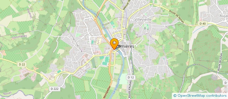 localisation de l'entreprise MADAME VERONIQUE MOLENAT  SOMMIERES