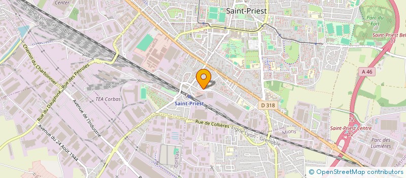 localisation de l'entreprise MADAME VERONIQUE MOMMESSIN  SAINT-PRIEST