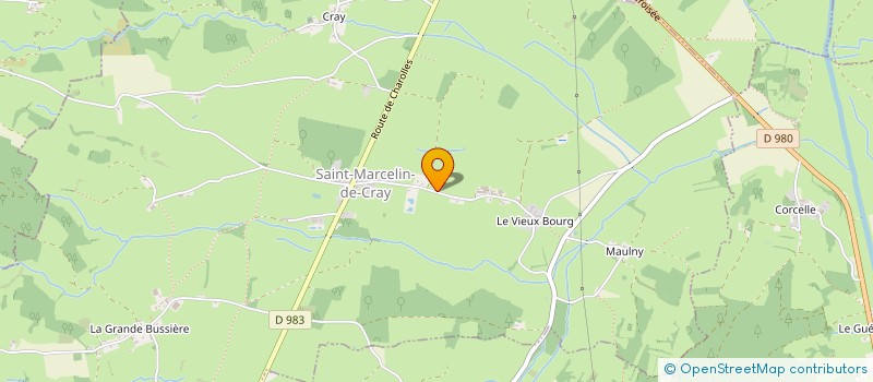 localisation de l'entreprise MADAME VERONIQUE MONCHAL  SAINT-MARCELIN-DE-CRAY