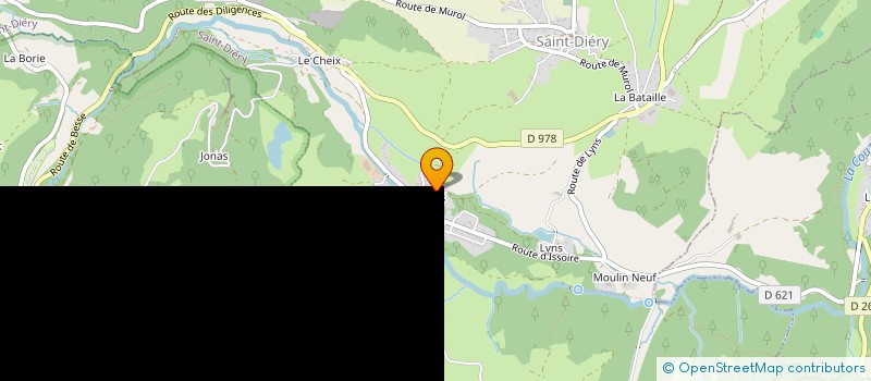 localisation de l'entreprise MADAME VERONIQUE MONIER  SAINT-DIERY