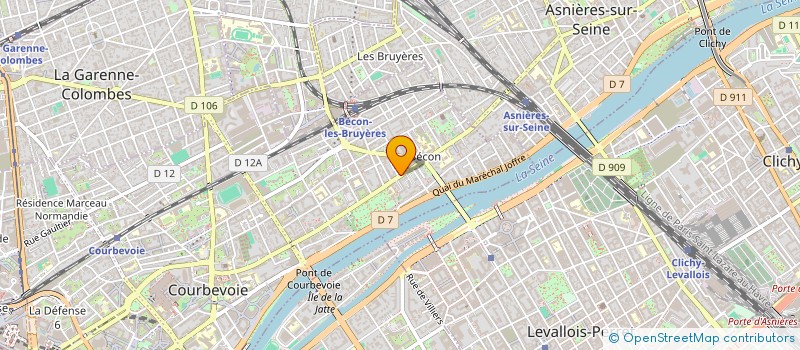 localisation de l'entreprise MADAME VERONIQUE MONIEZ à COURBEVOIE