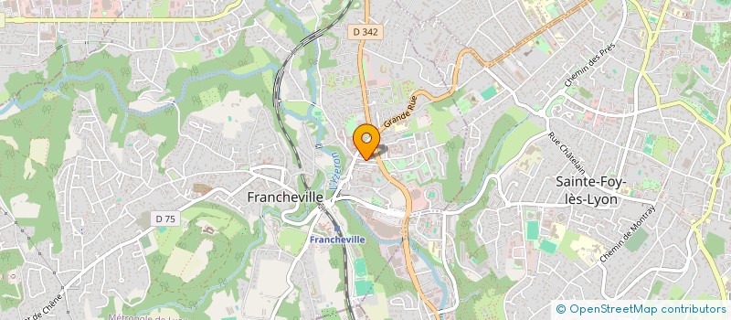 localisation de l'entreprise MADAME VERONIQUE MONLOUP  FRANCHEVILLE