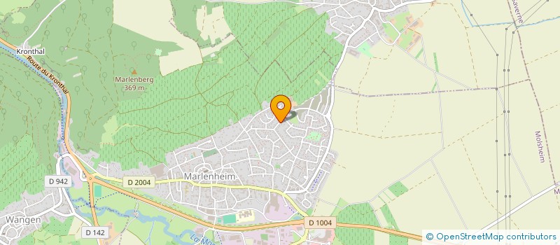 localisation de l'entreprise MADAME VERONIQUE MONNEY  MARLENHEIM